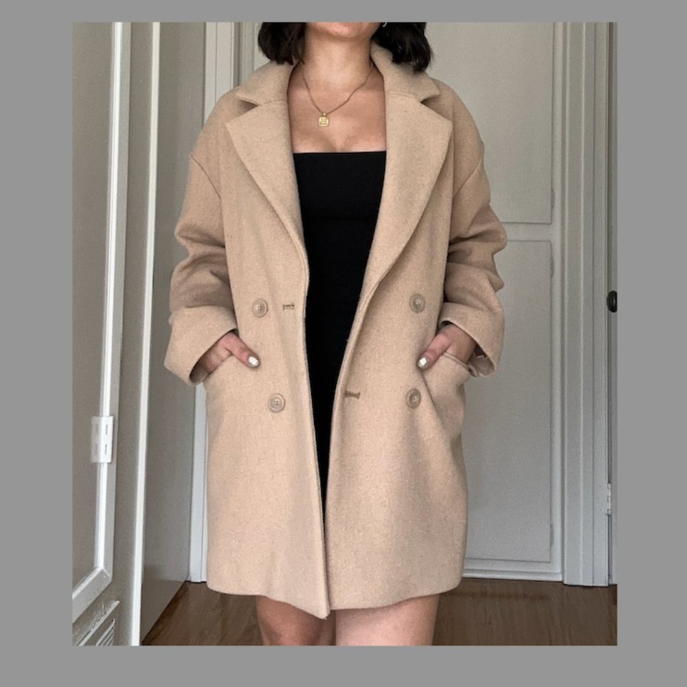 Abercrombie & Fitch Wool Blend Coat